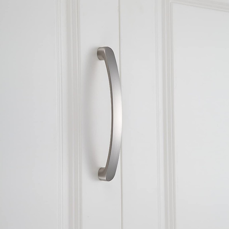 HY HUIJUN 6 Pcs Brushed Stainless Steel Effect Handles Furniture