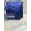 Unbranded Wired Ribbon~Purple Velvet~Sequin~