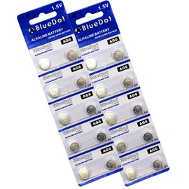 BlueDot Trading AG6 LR44 SR44 L1154 A76 LR1154 357A 1.5 Volt Alkaline Button Cell Batteries for Car Key remotes, Calculators, Watches, and Other Small Electronics, 10-Count