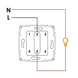 VoltShine White EP Push Button - Perfect for home or business use, modern design and easy installation ensure functionality and a modern and practical experience in any room.