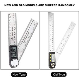 Digital Protractor 10-390 mm Digital Protractor 360° Angle Measuring with LCD Display
