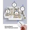 Zoiinet Mini Remote Control Outlet Switch, Portable, Magnetic Suction &
