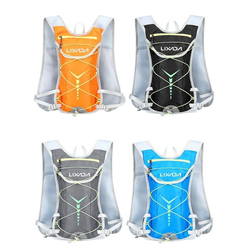Nylon Hydration Backpack Water Backpack with 2L Hydration Bladder for