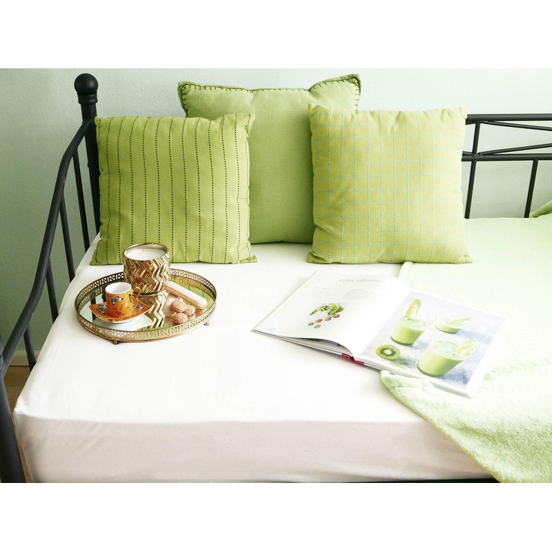 ZOLLNER Fitted Sheet 100% Cotton, Bridge Approx. 20 cm, Approx.