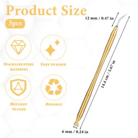 3PCS Lash Lift Tools Lash Separator Tool Professional Lash Tool Kit with Comb Stainless Steel Lash Perming Brush Lash Lift Comb Perming and Tinting Supplies