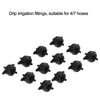 100Pcs 4L Pressure Compensating Drip Emitters Detachable Irrigation Dripper Nozzle