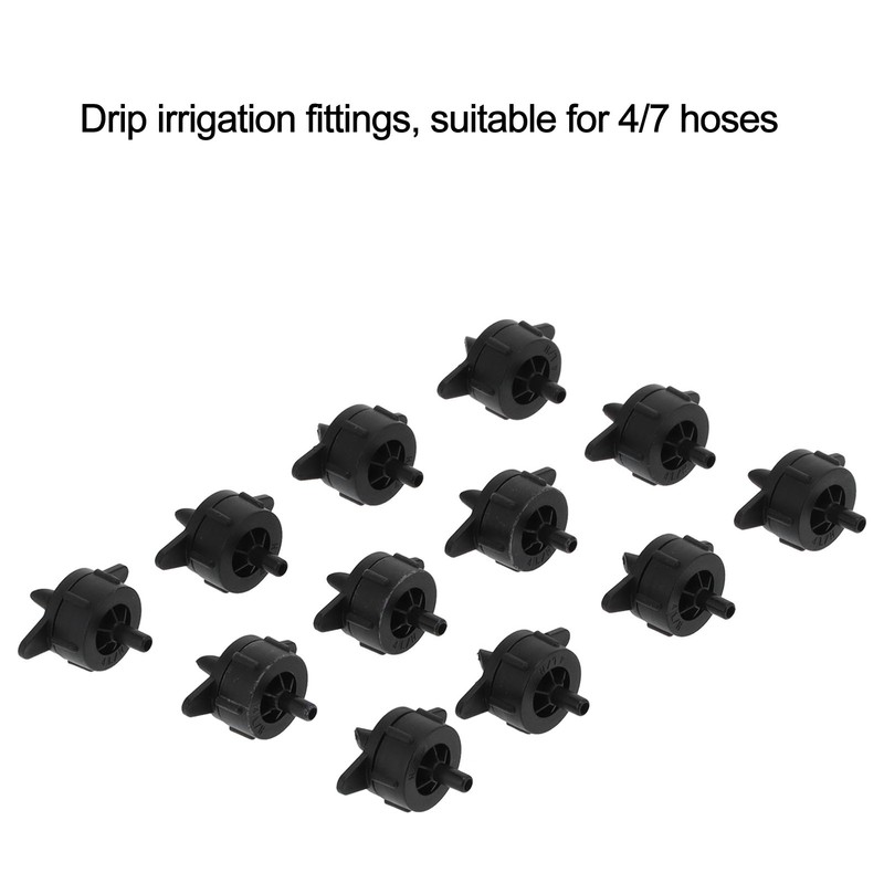 100Pcs 4L Pressure Compensating Drip Emitters Detachable Irrigation Dripper Nozzle