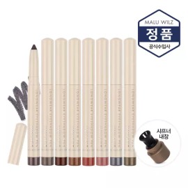 Marubishi 마루빌츠 롱웨어 아이섀도우 펜 번짐,날림없는 스틱형 섀도우 [80호 모시 메도우] Maruvilz Longwear Eyeshadow Pen Smudge and Fall-Out Free Stick Shadow [Shade 80 Mosh Meadow]