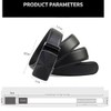 Glamexx24 Men's Replacement Belt for Jeans Business Suit Belt 35