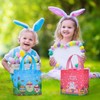 JMANNI 6 PCS Easter Gift Bags,Easter Tote Bags with Handles,