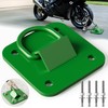 MooXHAI 2 Pcs D Ring Anchor Plate l Concrete Plate
