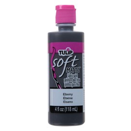 I Love To Create Tulip Soft Fabric Paint 4oz-Matte-Ebony, Other, Multicoloured, 6.14 x 7 x 15.2 cm