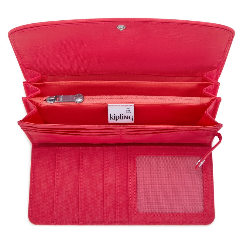 Kipling MONEY LAND Große Geldbörse, Resort Pink (Rosa)