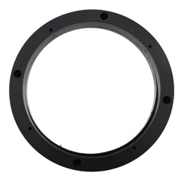 Maxmoral 2PCS 14.5cm Inner Diameter Black ABS Plastic Speaker Mounting Gaskets Universal Car Audio Spacer Ring Adapter