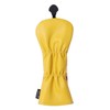 Yellow Number 8 Soft PU Leather Golf Club Headcover for