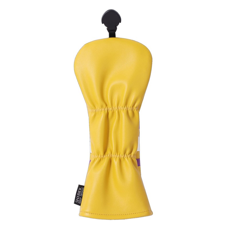 Yellow Number 8 Soft PU Leather Golf Club Headcover for