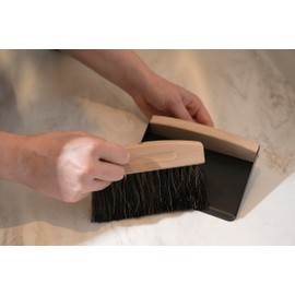 ENA Living Mini Dustpan and Brush Set | Perfect For Household Cleaning | Sturdy & Effective Dustpan | Small Dustpan and Brush | Small Brush Ideal Crumb Sweeper | Fireplace Dustpan and Brush