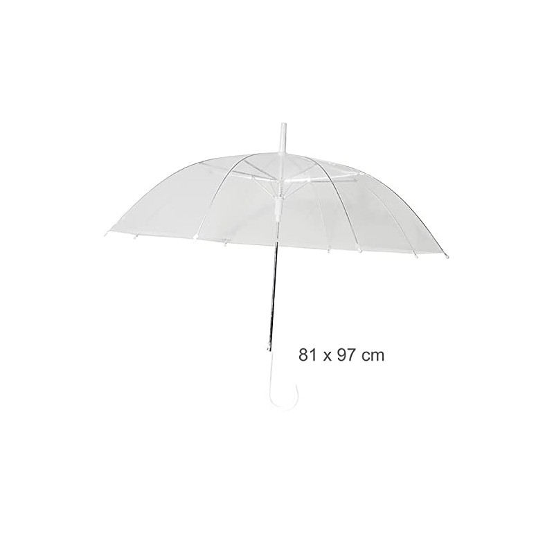 Transparent Umbrella Transparent Festival Concerts Wedding Diameter 97 cm with