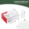 M&G 1000pcs Paper Clip, 28mm Small Paper Clip Medium Metal