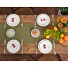 Letjolt Olive Green Table Runner 72 Inches Rustic Farmhouse Table