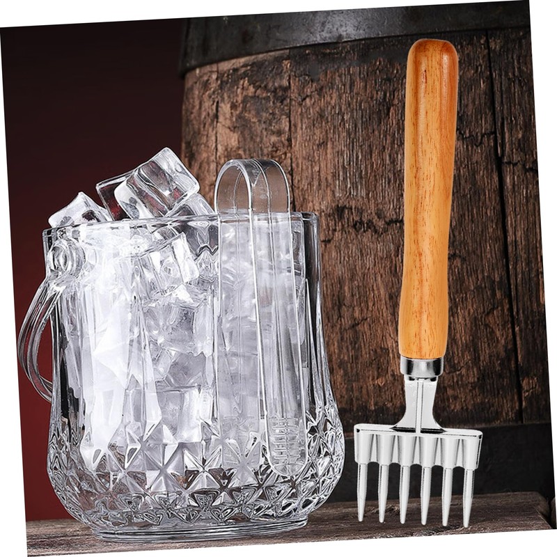 iplusmile Ice Crusher with Handle Aluminum Alloy Ice Chipper Tool