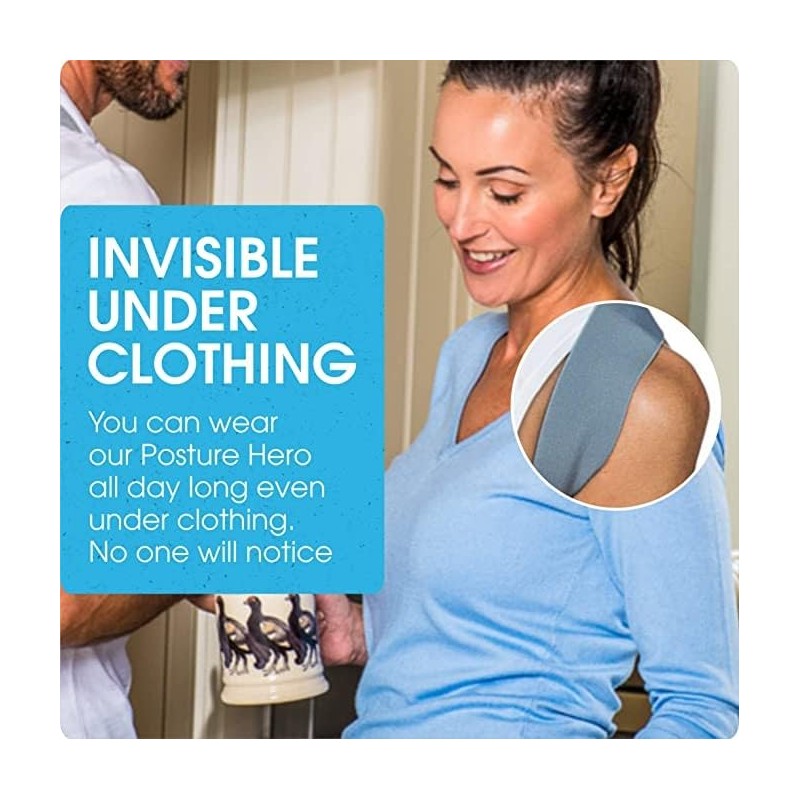 BODIFLX Posture Hero, Posture Corrector for Women & Men, Adjustable
