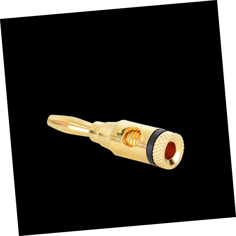 Gatuida 24pcs Gold Plated Banana Plugs Connector for Speakers and