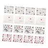 Healeved 8 Sets of Stylish Snake Skull Nail Art Stickers