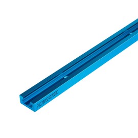 POWERTEC 71067V 48 Inch Double-Cut Profile Universal T-Track with Predrilled Mounting Holes, 1PK, T Track for Woodworking Jigs and Fixtures, Drill Press Table, Router Table, Workbench