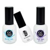 GC Nails Base + Top + Top Mate Gel 3