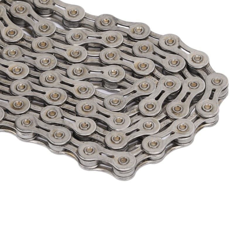WAKE Bicycle 9 Speed Electroplated Silver Chain Mountain Road Bike