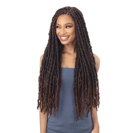 FreeTress Crochet Braids 2X Indie Distressed Loc 26" (5-pack, T30)