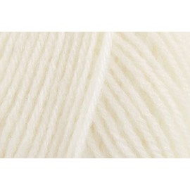 Sirdar Snuggly 4 Ply Crochet Yarn, Nylon Acrylic Blend Knitting Wool for Cardigans, Blankets, Throws - 50g Ball - Cream (303) - Single (1 Ball)