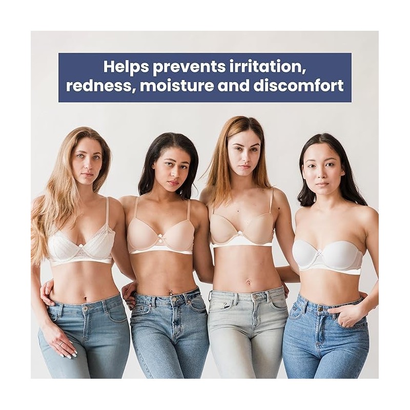 Gadget Planet Cotton Under Bra Liners (WHITE)- Cool Support, Comfort,