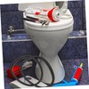 jojofuny 2pcs Removable Toilet Stool Fixing Ring for Elderly Pedestal
