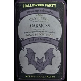 Castelbel Oakmoss Hand-Wrapped Fragrance Soap Bar, 10.5 Oz, Made in Portugal