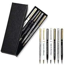 Inspirational Motivational Quotes Pens Ballpoint Set - Gifts For Women & Men, Novelty Pens With Unique Assorted Colors Office Supplies Pens - Ideal for Appreciation Gifting, Office, School & Home Use