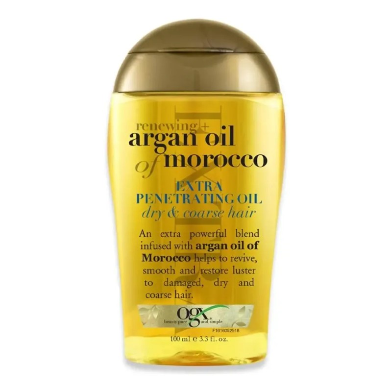 Tratamiento Ogx Aceite Renovador Cabello Seco Morocco 100 Ml