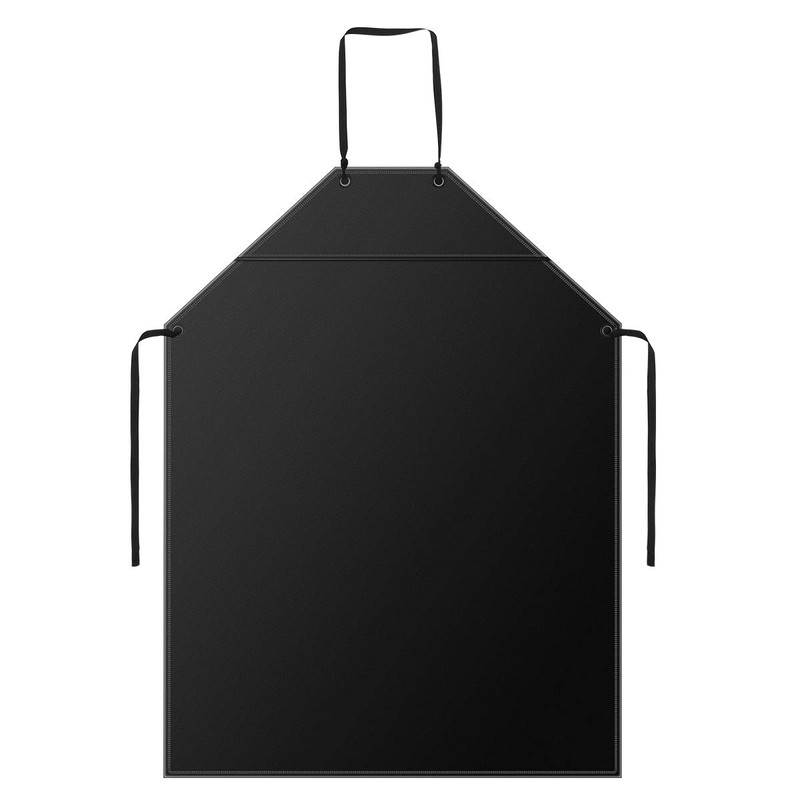 Supvox Waterproof Unisex Heavy Duty Apron for Butchers Kitchen (Black)