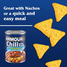 Armour Star Chili with Beans, Canned Food, 12 - 14 OZ Cans