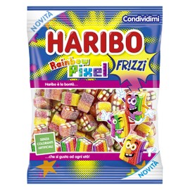 Haribo Rainbow Pixel Gummy Candy 160g