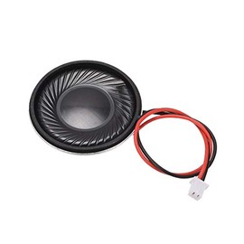 sourcing map 1W 8 Ohm DIY Magnetic Speaker 28mm Round Shape Replacement Loudspeaker with PH2.0/1.25mm-2P Terminal Line for Electronic