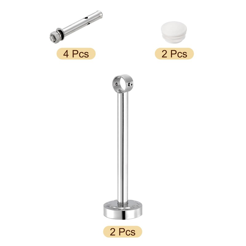sourcing map 2 Set 9.84inch Ceiling Mount Bracket Fit 1.02inch