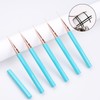 WOKOTO 5 Pcs Nail Art Brushes Set Aqua Gradient Nail