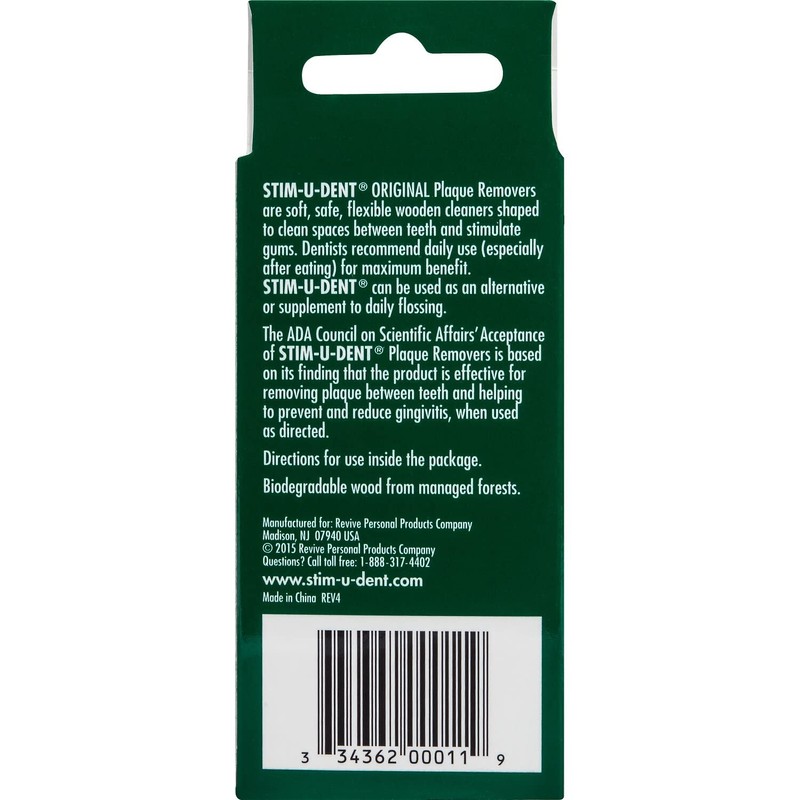 STIM-U-DENT Plaque Removers, Value Pack, Mint, 8 pk 25 ea