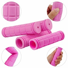 4Pcs Bike Handle Grips, Kids Non-Slip-Rubber Bicycle Handlebar Grips, Specialized Replacement Bike Grips, for Beach Cruiser Razor Scooter Foldable Mountain Bicycle Tricycle BMX MTB