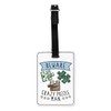 Gift Base Beware Crazy Puzzle Man Visual Luggage Tag with
