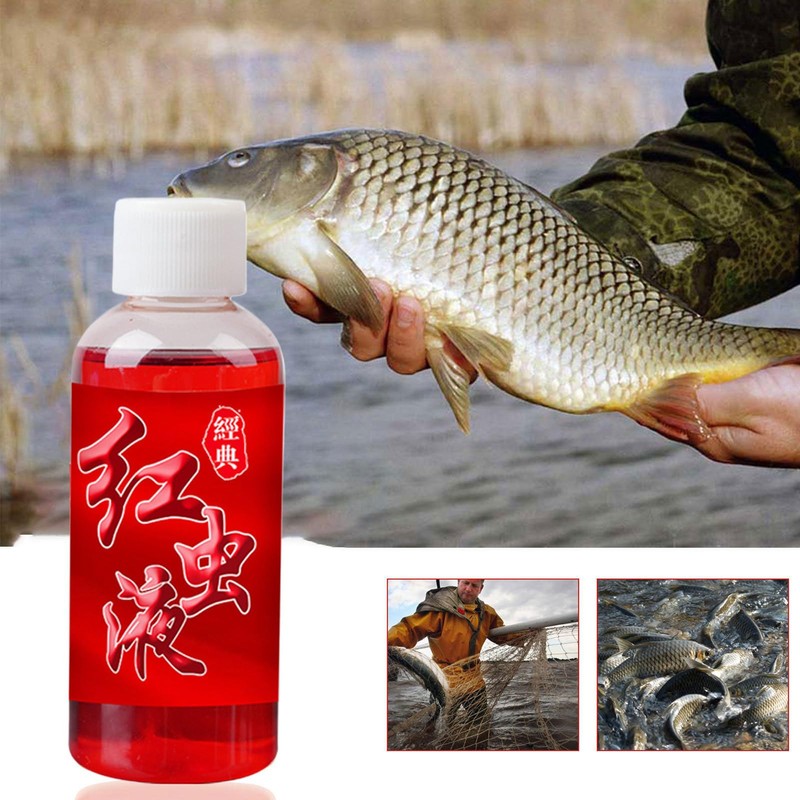 Red Worm Liquid | Angling Attractant Bait,Scented Red Worm Liquid