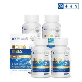 Chong Kun Dang Magnesium Plus 90 tablets 4 boxes (12 months supply), single option / 종근당 마그네슘 플러스 90정 4박스(12개월분), 단일옵션