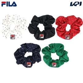 Fila VL9292 2023FW Women's Dot Print Scrunchie Tennis Wear, fila navy